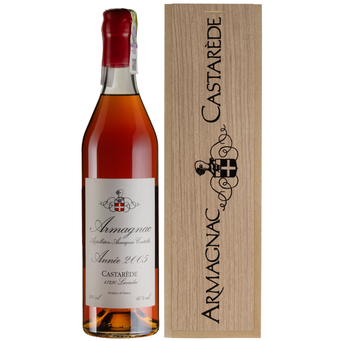 Арманьяк Armagnac Castarede, wooden box 2005, 0.7 л