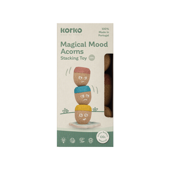 Іграшка дитяча Пірамідка "Magical Mood Acorns" Меджикал Муд Ейкорнс (з 2-х років), Korko