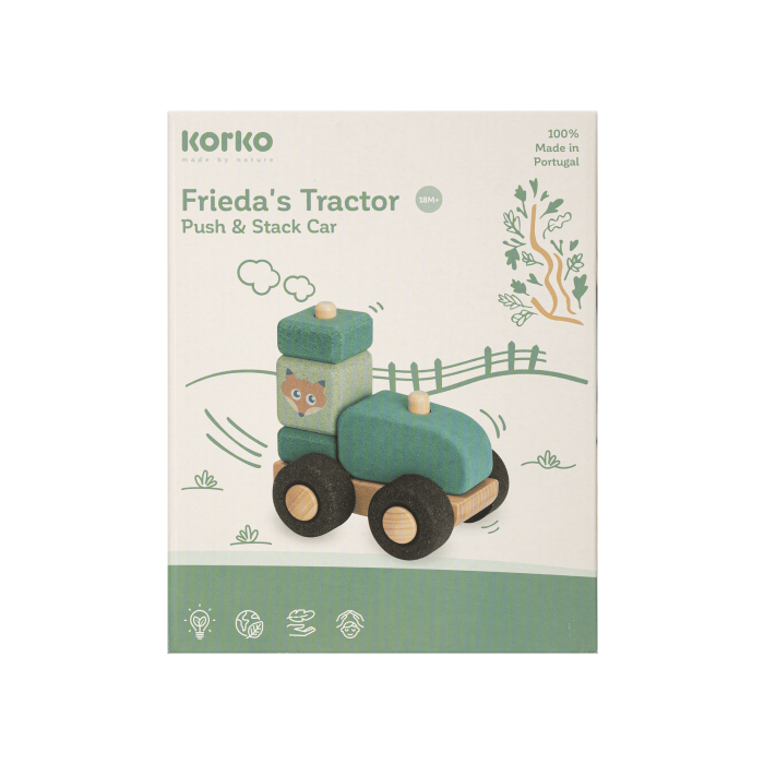 Іграшка дитяча "Frieda's tractor" Трактор Фріди (з 18 місяців), Korko