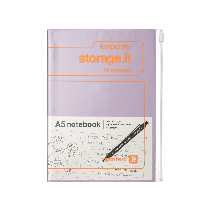 Блокнот A5 фіолетовий Storage.It, Mark's