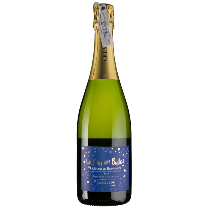 Ігристе Domaine Anne Gros Cremant de Bourgogne Brut Pinot Noir - Chardonnay / Креман де Бургонь Брют Піно Нуар - Шардоне, біле, 0.75 л