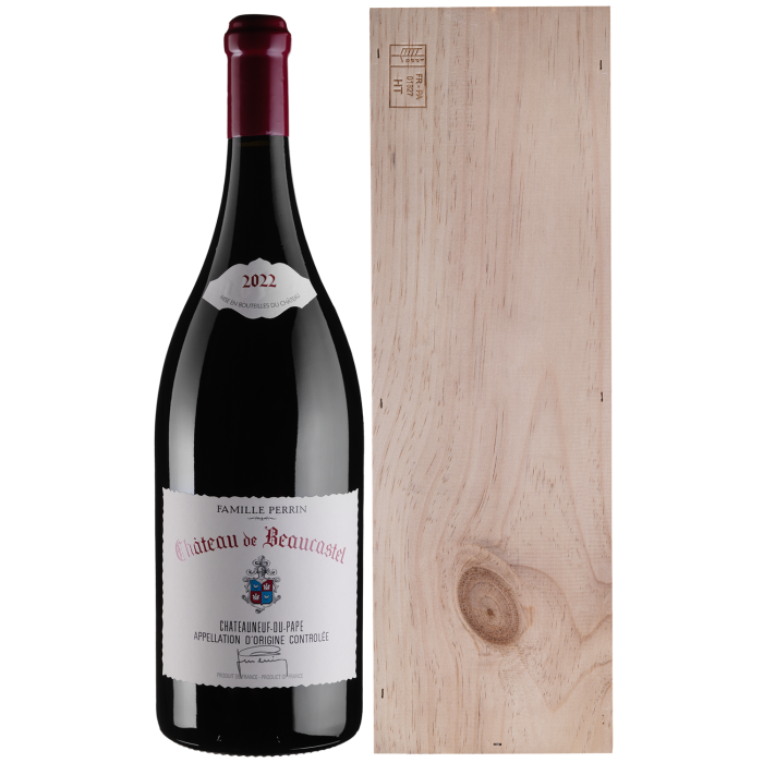 Вино Famille Perrin Chateauneuf-du-Pape Rouge Chateau de Beaucastel / Шатонеф-дю-Пап Руж Шато де Бокастель 2022, червоне сухе, 3 л Вино Famille Perrin Chateauneuf-du-Pape Rouge Chateau de Beaucastel / Шатонеф-дю-Пап Руж Шато де Бокастель 2022, червоне сухе, 3 л