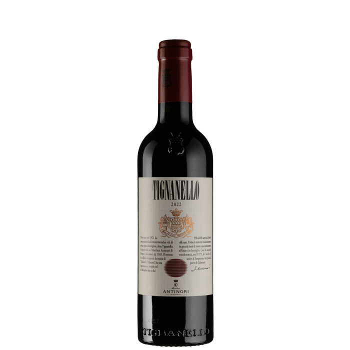 Вино Marchesi Antinori Tignanello / Тіньянелло 2022, червоне сухе, 0.375 л Вино Marchesi Antinori Tignanello / Тіньянелло 2022, червоне сухе, 0.375 л