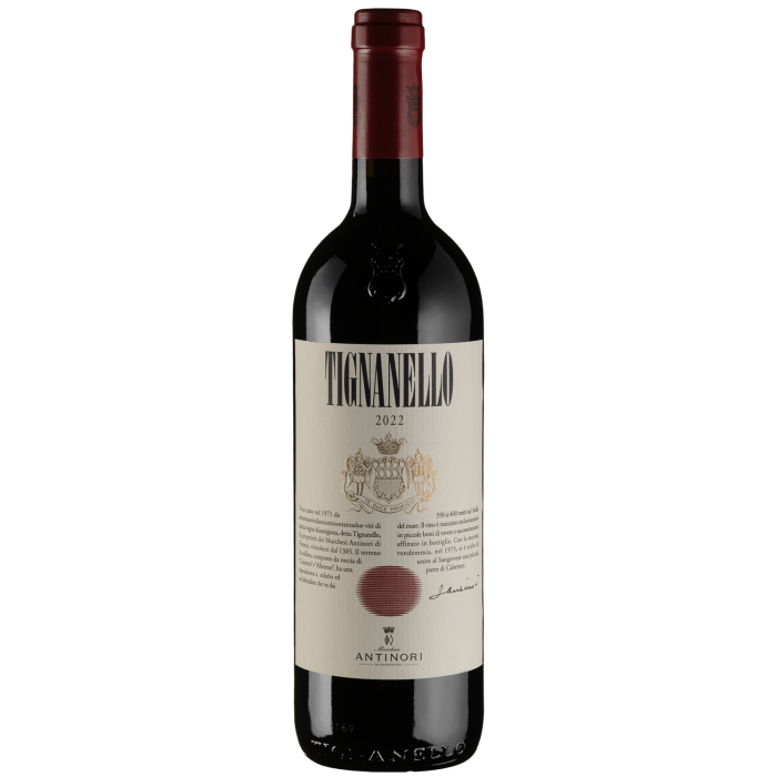 Вино Marchesi Antinori Tignanello / Тігнанелло 2022, червоне сухе, 0.75 л