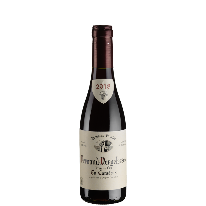 Вино Domaine Pavelot Pernand-Vergelesses 1er Cru En Caradeux / Пернан-Вержелє Прем'єр Крю Он Караду 2018, червоне сухе, 0.375 л