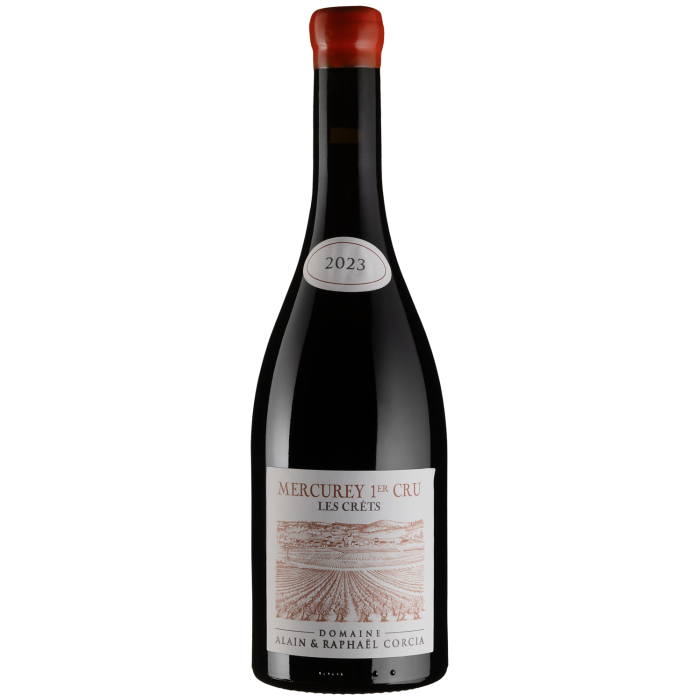 Вино Domaine Alain et Raphael Corcia Mercurey 1er Cru Les Crets / Меркюре Прем'єр Крю Лє Кре 2023, червоне сухе, 0.75 л