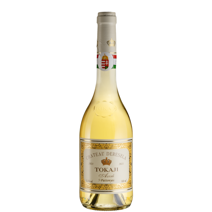 Вино Chateau Dereszla Chateau Dereszla Tokaji Aszu 5 Puttonyos / Шато Дерезла Токай Азу 5 Путтонос 2021, біле солодке, 0.5 л
