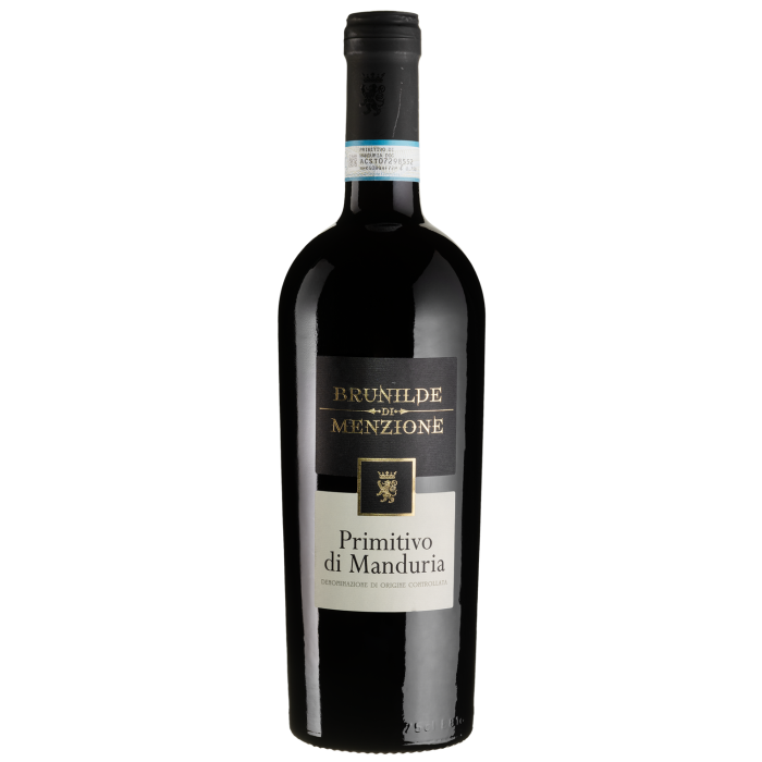 Вино Brunilde di Menzione Primitivo di Manduria DOC / Прімітіво ді Мандурія DOC, червоне напівсухе, 0.75 л