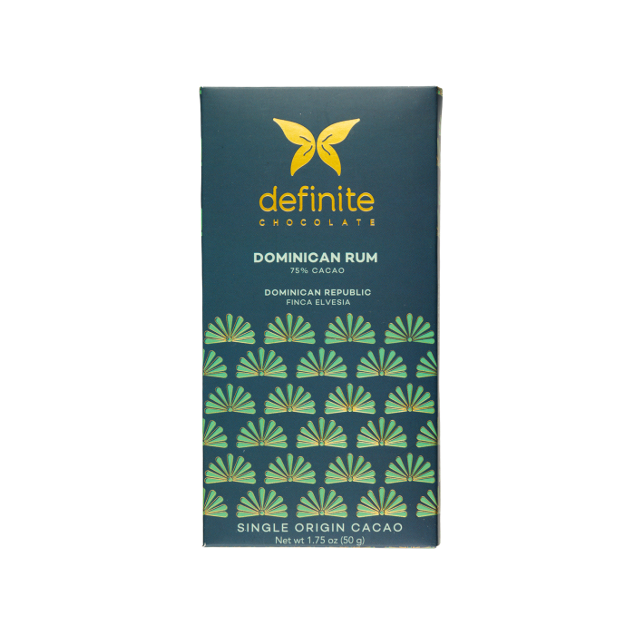 Шоколад темний Домініканський ром 50г, Definite