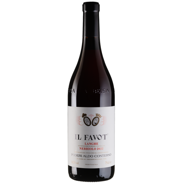 Вино Aldo Conterno Nebbiolo Langhe Il Favot / Неббіоло Ланге Іль Фавот 2022, червоне сухе, 0.75 л