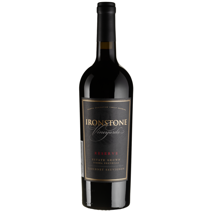 Вино Ironstone Vineyards Reserve Estate Grown Cabernet Sauvignon / Резерв Естейт Гровн Каберне Совіньйон 2022, червоне сухе, 0.75 л