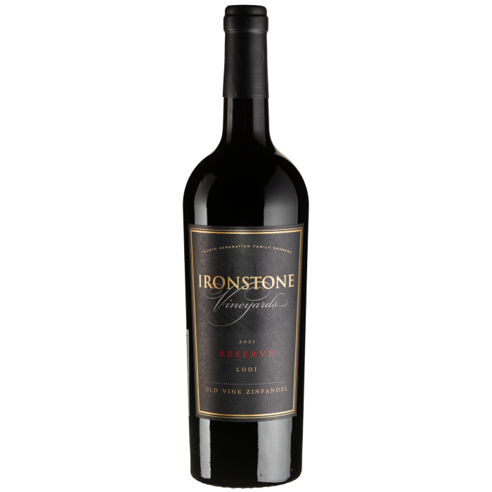 Вино Ironstone Vineyards Reserve Old Vine Zinfandel / Резерв Олд Вайн Зінфандель 2021, червоне сухе, 0.75 л Вино Ironstone Vineyards Reserve Old Vine Zinfandel / Резерв Олд Вайн Зінфандель 2021, червоне сухе, 0.75 л