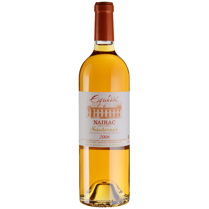 Вино Nairac Esquisse De Nairac / Ескіс Де Нерак 2006, біле солодке, 0.75 л Вино Nairac Esquisse De Nairac / Ескіс Де Нерак 2006, біле солодке, 0.75 л