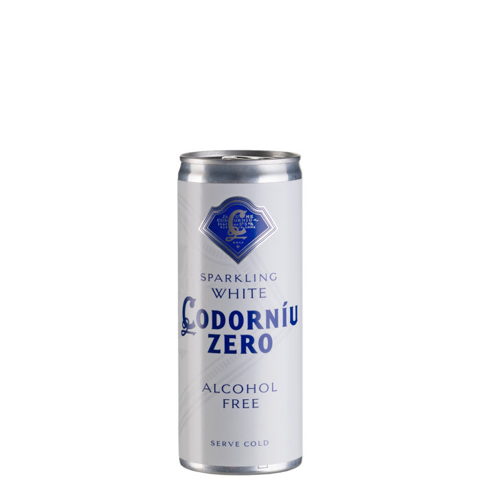 Безалкогольне Ігристе Codorniu Zero White / Зеро Вайт ж/б, 0.25 л Безалкогольне Ігристе Codorniu Zero White / Зеро Вайт ж/б, 0.25 л