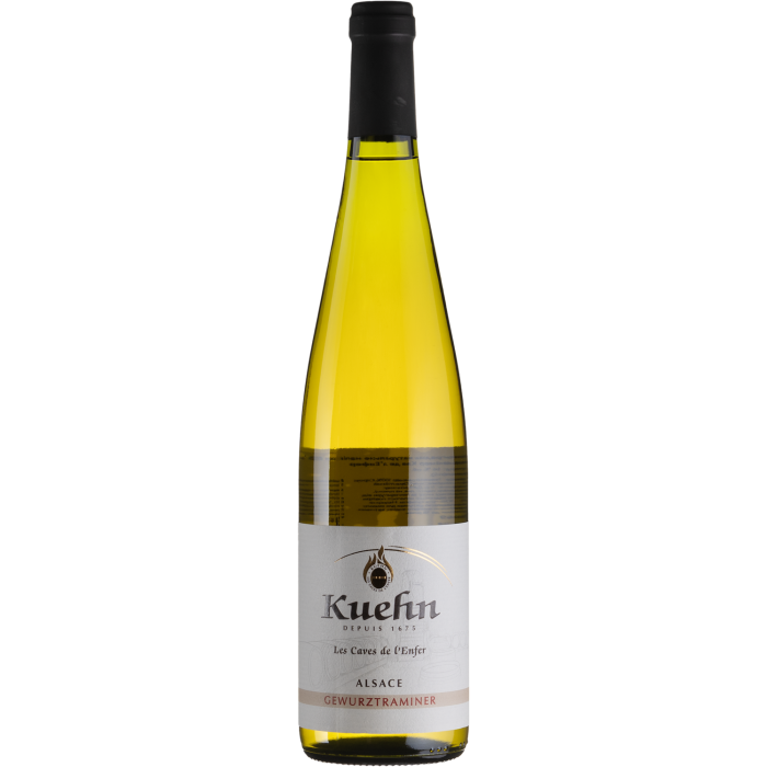 Вино Kuehn Gewurztraminer Caves de l'Enfer / Гевюрцтрамінер Кав де л'Енфер, біле напівсухе, 0.75 л