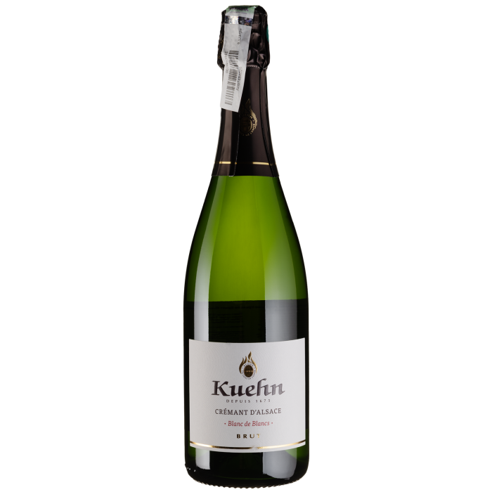 Ігристе Kuehn Cremant Brut Blanc de Blancs / Креман Брют Блан де Блан, біле, 0.75 л