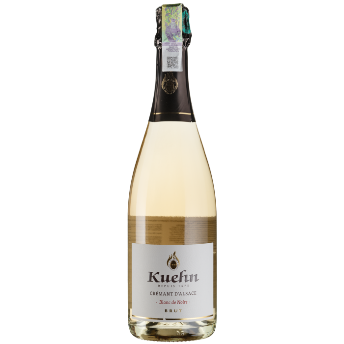 Ігристе Kuehn Cremant Brut Blanc de Noirs / Креман Брют Блан де Нуар, біле, 0.75 л
