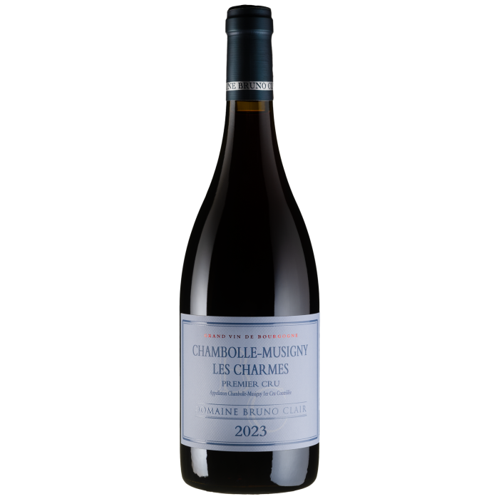 Вино Domaine Bruno Clair Chambolle Musigny 1er Cru Les Charmes / Шамболль Мусіньї Прем'єр Крю Лє Шарм 2023, червоне сухе, 0.75 л