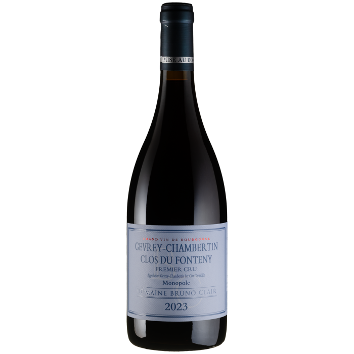 Вино Domaine Bruno Clair Gevrey Chambertin 1er Cru Clos du Fonteny / Жевре Шамбертен Прем'єр Крю Кло дю Фонтені 2023, червоне сухе, 0.75 л