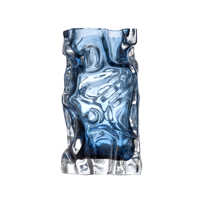 Ваза скляна темно-синя Ice, Pols Potten