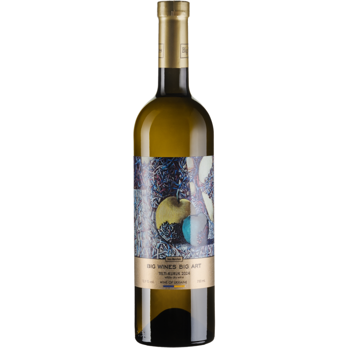 Вино Big Wines Big Art Telti-Kuruk 2024 / Біг Арт Tельті Курук 2024 2024, біле сухе, 0.75 л Вино Big Wines Big Art Telti-Kuruk 2024 / Біг Арт Tельті Курук 2024 2024, біле сухе, 0.75 л