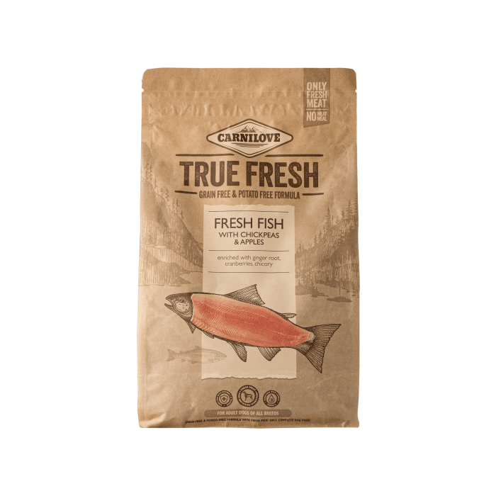 Корм для собак сухий повнораціонний з рибою 1,4кг True Fresh, Carnilove