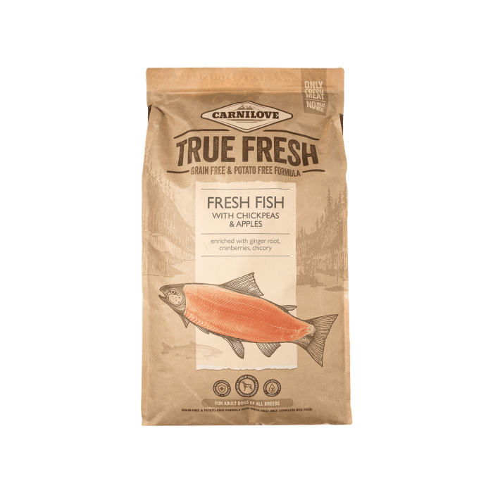 Корм для собак сухий повнораціонний з рибою 11,4кг True Fresh, Carnilove