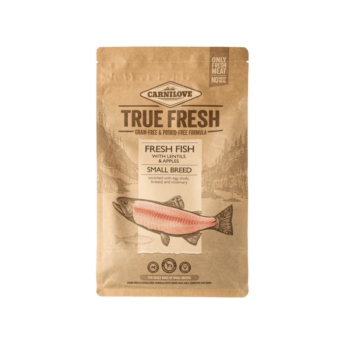Корм для собак малих порід сухий повнораціонний з рибою 1,4кг True Fresh, Carnilove Корм для собак малих порід сухий повнораціонний з рибою 1,4кг True Fresh, Carnilove