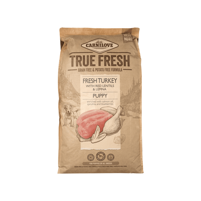 Корм для собак сухий повнораціонний з індичкою 11,4кг True Fresh, Carnilove