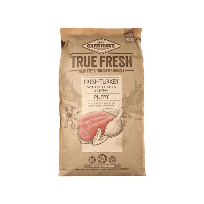 Корм для собак сухий повнораціонний з індичкою 11,4кг True Fresh, Carnilove Корм для собак сухий повнораціонний з індичкою 11,4кг True Fresh, Carnilove