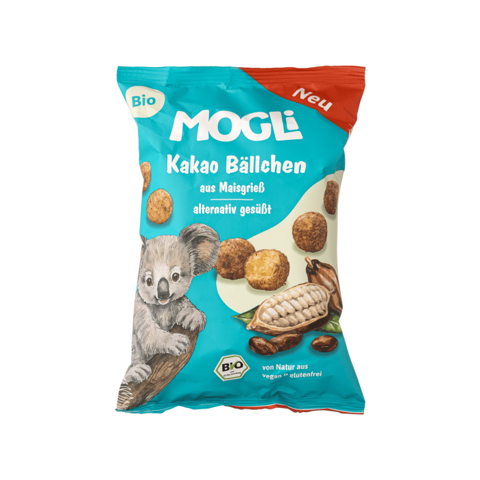 Снеки кукурудзяні з какао 30г, Mogli