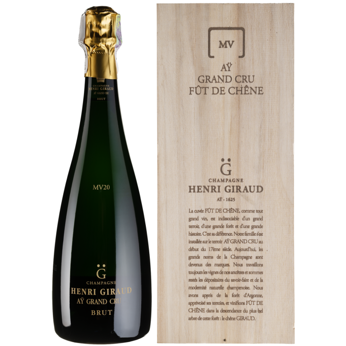 Шампанське Henri Giraud MV 20, gift box / MV 20, подарункова коробка, біле, 0.75 л