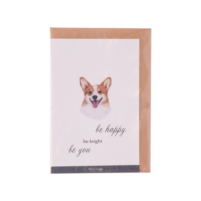 Листівка Дог Лавер Колекшен Коргі, OLLI pets