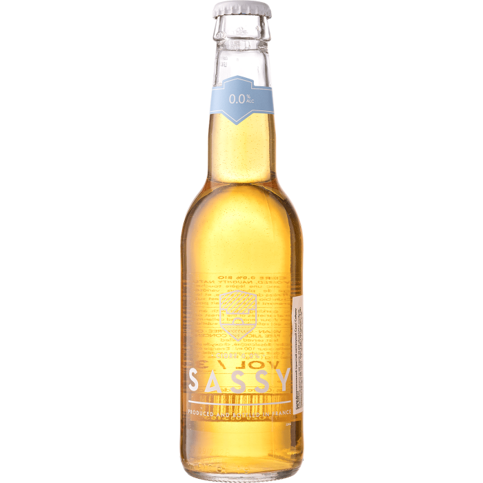 Сидр Sassy Cider 0%, 0.33 л