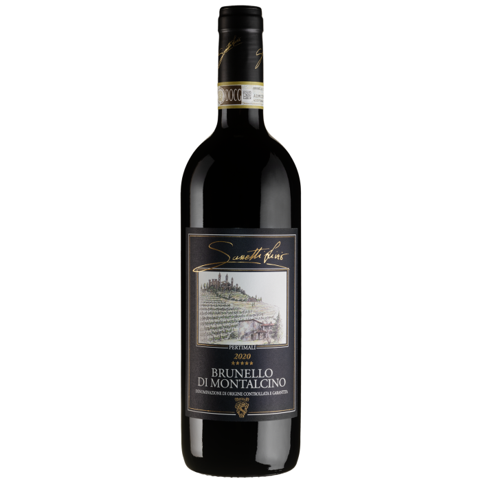 Вино Sassetti Livio Brunello di Montalcino / Брунелло ді Монтальчіно 2020, червоне сухе, 0.75 л
