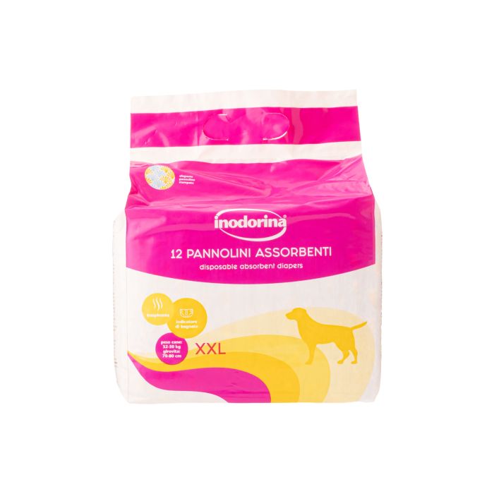 Підгузки для собак (сук) абсорбуючі з індикатором вологості Підгузки для собак (сук) абсорбуючі з індикатором вологості