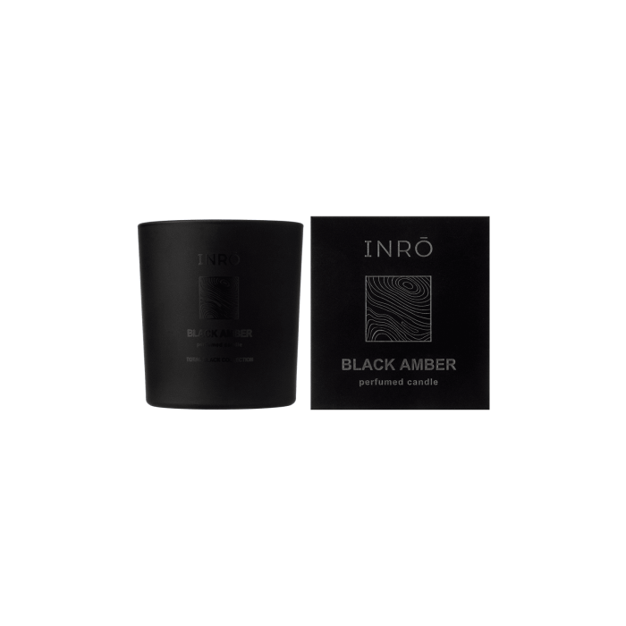 Свічка парфумована 250мл Black Amber, Inro