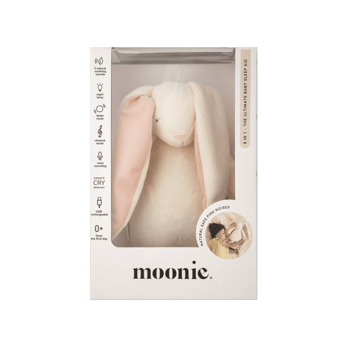 Іграшка дитяча Співаючий зайчик з нічником Powder, Moonie Europe