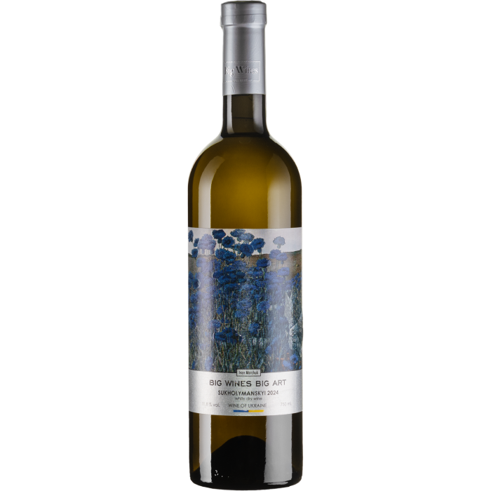 Вино Big Wines Big Art Sukholymanskyi / Біг Арт Сухолиманський, біле сухе, 0.75 л