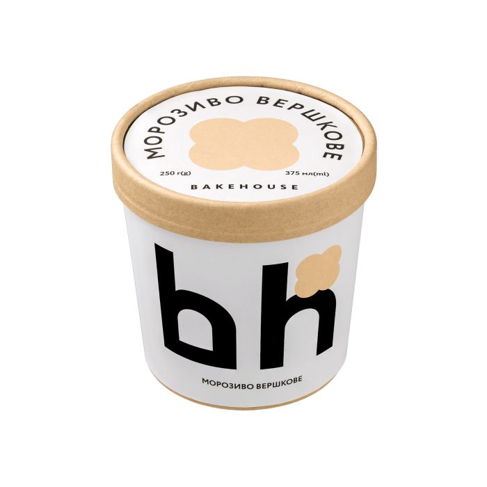 Морозиво вершкове 11% 375мл/250г, Bakehouse Морозиво вершкове 11% 375мл/250г, Bakehouse