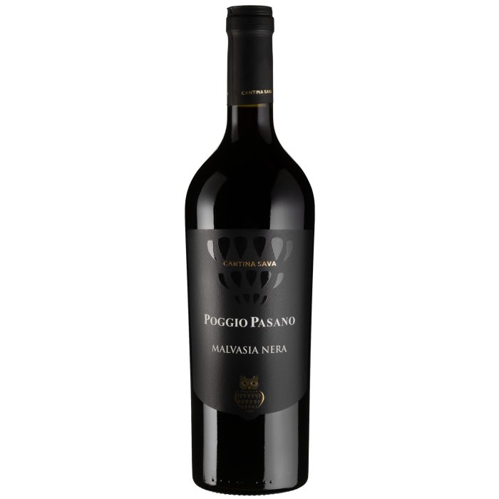 Вино Cantina Sava Malvasia Nera Poggio Pasano / Мальвазія Нера Поджо Пазано, червоне сухе, 0.75 л