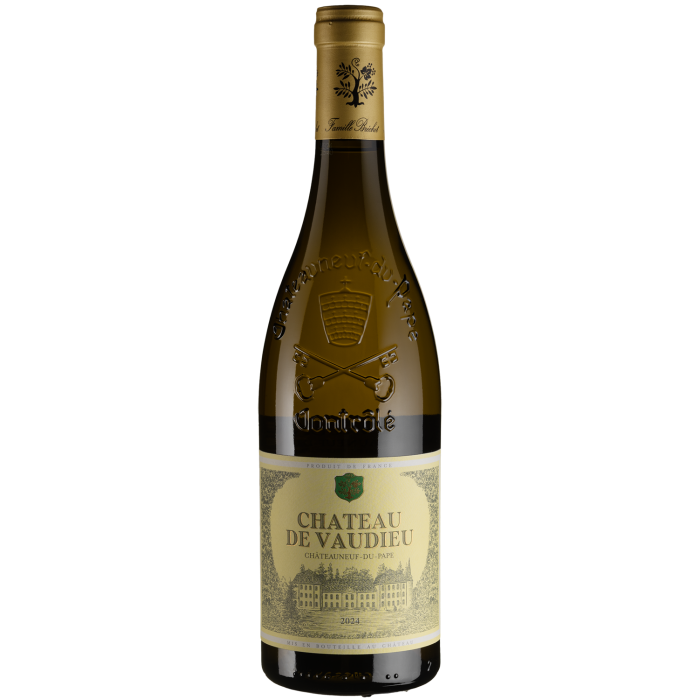 Вино Famille Brechet Chateauneuf-du-Pape Chateau de Vaudieu / Шатонеф-дю-Пап Шато де Водью 2024, біле сухе, 0.75 л