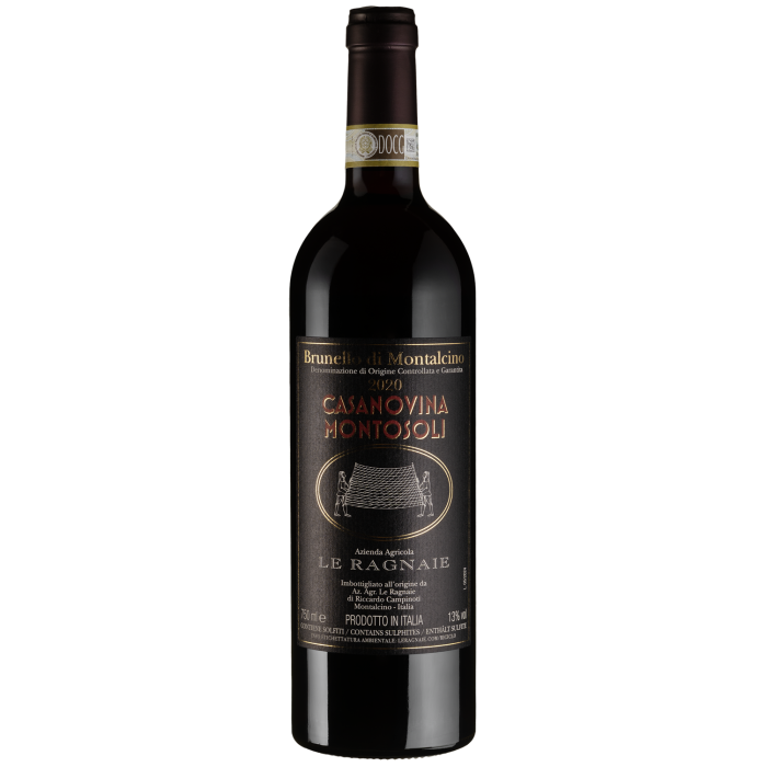 Вино Le Ragnaie Brunello di Montalcino C. Montosoli / Брунелло ді Монтальчино C. Монтосолі 2020, червоне сухе, 0.75 л Вино Le Ragnaie Brunello di Montalcino C. Montosoli / Брунелло ді Монтальчино C. Монтосолі 2020, червоне сухе, 0.75 л