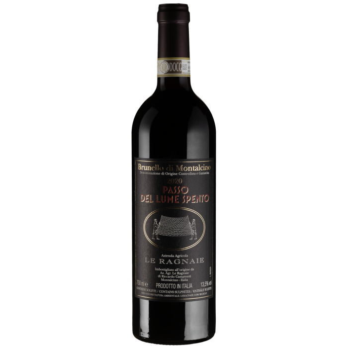 Вино Le Ragnaie Brunello di Montalcino Passo del Lume Spento / Брунелло ді Монтальчино Пассо дель Луме Спенто 2020, червоне сухе, 0.75 л Вино Le Ragnaie Brunello di Montalcino Passo del Lume Spento / Брунелло ді Монтальчино Пассо дель Луме Спенто 2020, червоне сухе, 0.75 л