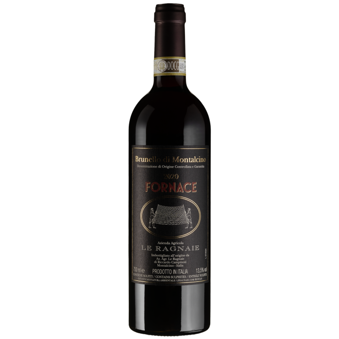 Вино Le Ragnaie Brunello di Montalcino Fornace / Брунелло ді Монтальчино Форначе 2020, червоне сухе, 0.75 л Вино Le Ragnaie Brunello di Montalcino Fornace / Брунелло ді Монтальчино Форначе 2020, червоне сухе, 0.75 л