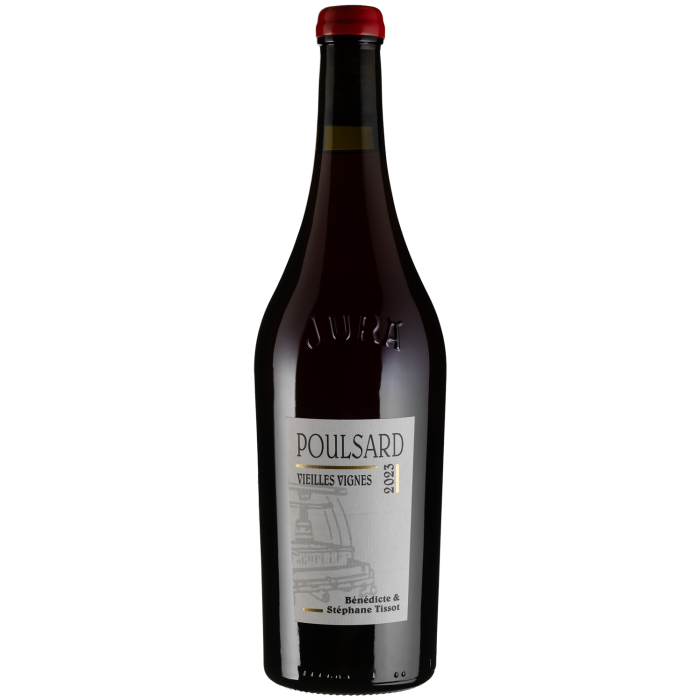 Вино Domaine Andre et Mireille Tissot Arbois Poulsard Vieilles Vignes / Арбуа Пульсар В'єй Вінь 2023, червоне сухе, 0.75 л Вино Domaine Andre et Mireille Tissot Arbois Poulsard Vieilles Vignes / Арбуа Пульсар В'єй Вінь 2023, червоне сухе, 0.75 л
