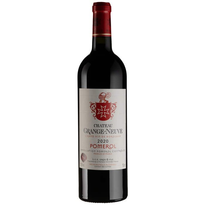 Вино Chateau Grange-Neuve Chateau Grange-Neuve / Шато Гранже-Нев 2020, червоне сухе, 0.75 л Вино Chateau Grange-Neuve Chateau Grange-Neuve / Шато Гранже-Нев 2020, червоне сухе, 0.75 л