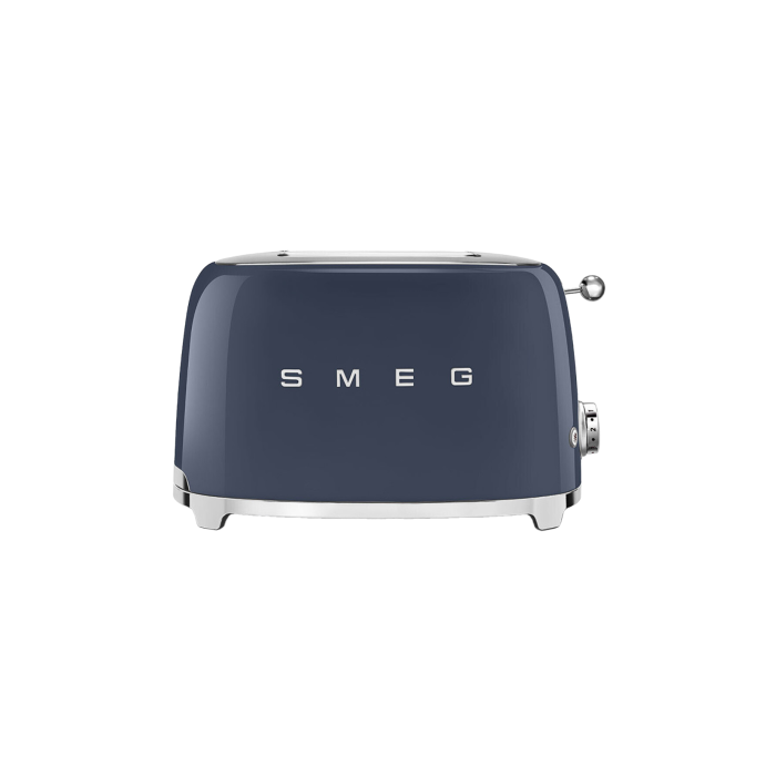 Тостер електричний на 2 тости стиль 50х темно-синій, SMEG