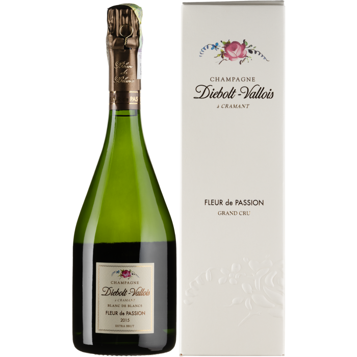 Шампанське Champagne Diebolt-Vallois Fleur de Passion, gift box / Фльор де Пассьон, подарункова коробка 2015, біле, 0.75 л