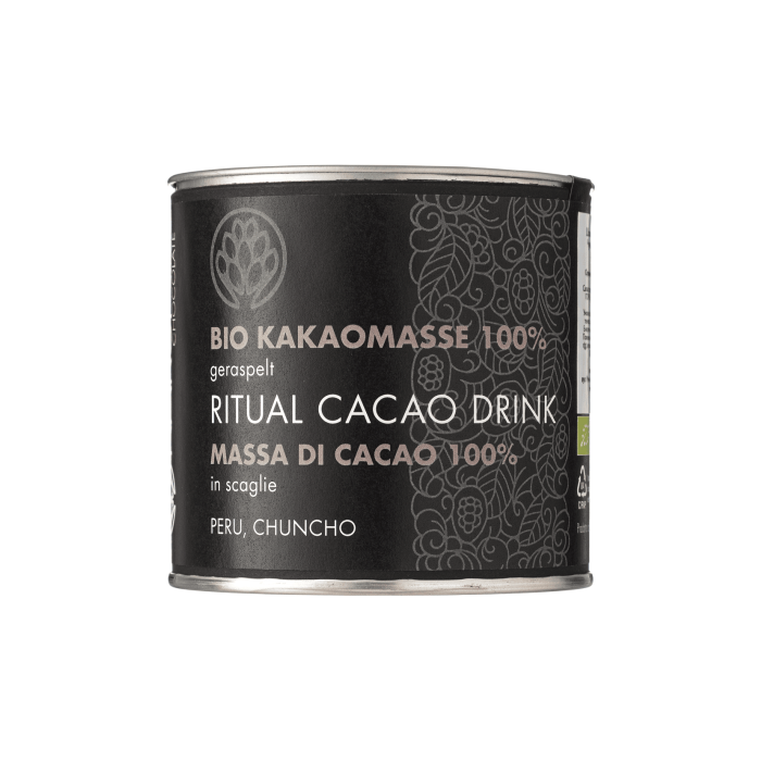 Шоколад темний 100% (тертий) сорту Чунчо з долини Урубамба Перу 110г, Karuna chocolate